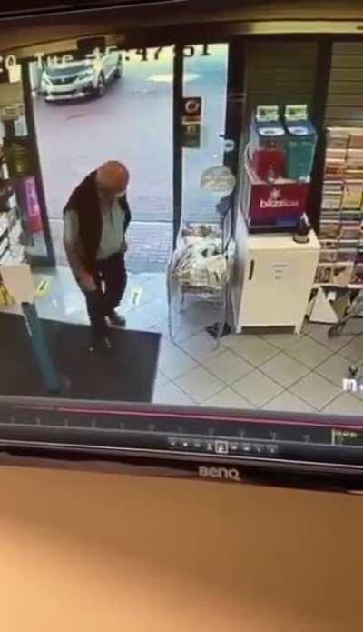 WCGW using trying to sanitize your hands