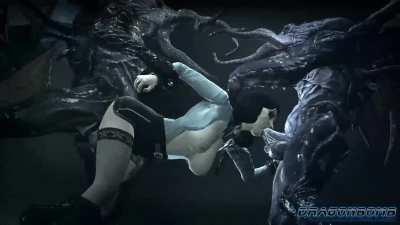 Liz Spitroasted by Cthulhus [Dragonbomb]