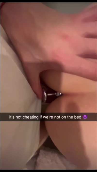 Its not cheating if we&rsquo;re not on the bed