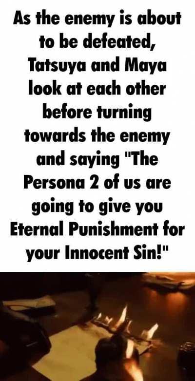 persona 2 if it had a good story: