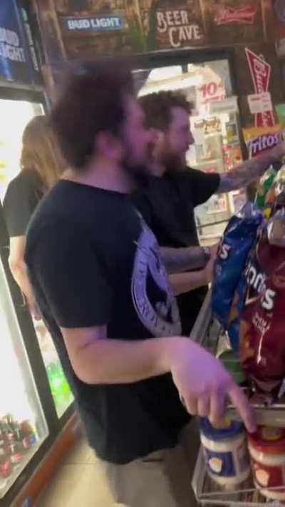 Went to the gas station and entered a dream