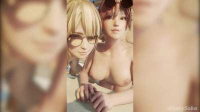 Marie Rose and Honoka (Soba)