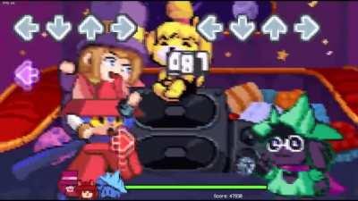 Here's a preview of a FnF mod we've worked on for a while, here's the first song, named ''Pancakes!''