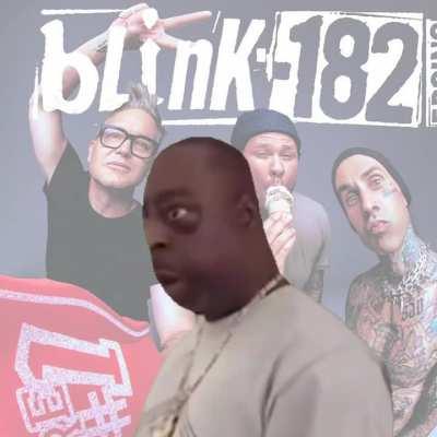 blink when asked how the new album's coming along