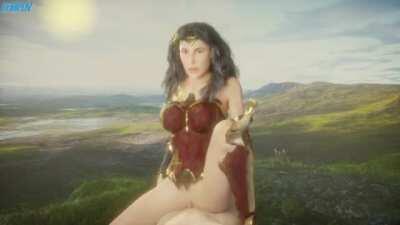 Diana's Surprise Treat for Bruce on Themyscira