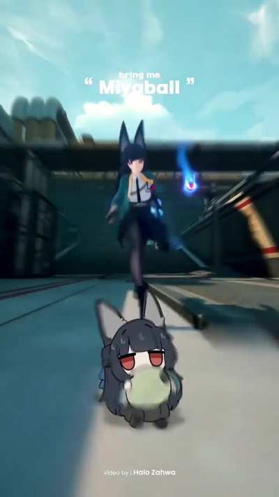 Miyabu Steal Ball from Miyabi & Run...