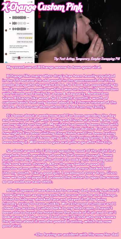 Cho Having an accident with His now Her Dad