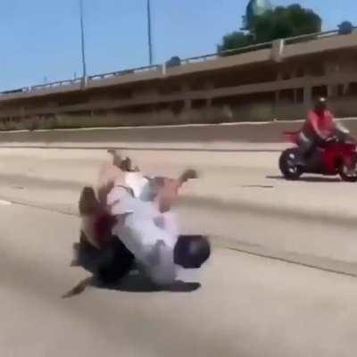 HMFT after I run myself over with my motorcycle