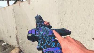 Blueprint Pumpkin Punisher with gold, platinum, damascus, and 