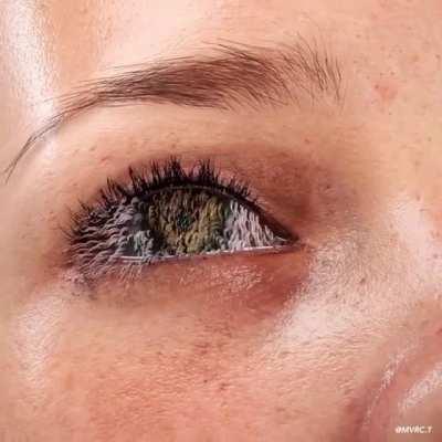 Tickles the back of my eyes