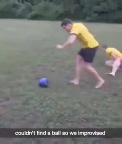 HMFT after I play soccer with a bowling ball
