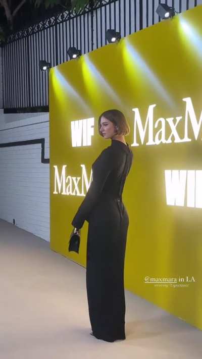 Attending Max Mara event