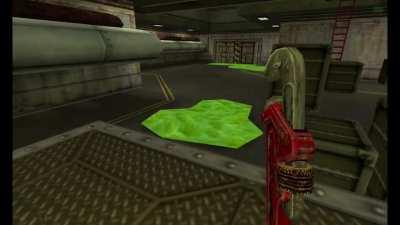 Happened to me playing opposing force for the first time cuz I thought it wasn't draining, I immediately knew I had to make this