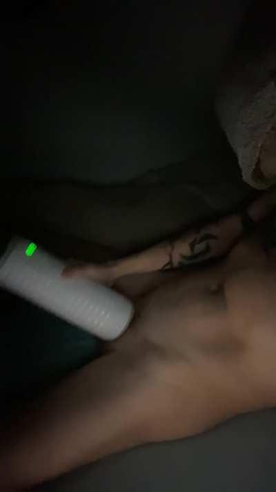 Looking for the perfect baby girl or for the naughtiest cum whore to replace this toy and bounce on daddy’s cock (M)22