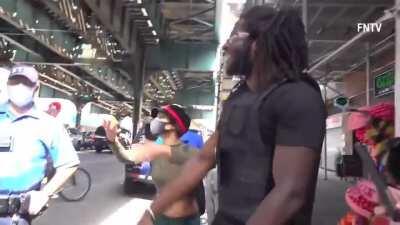 MAGA hat stomping party