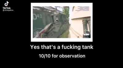 Yes, that's a tank