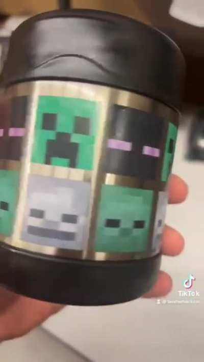 The Minecraft thermos?