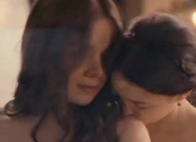 Hailee Steinfeld and Ella Hunt in Dickinson