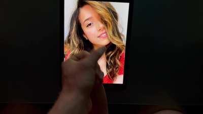 Poki looks good with my cum on her face