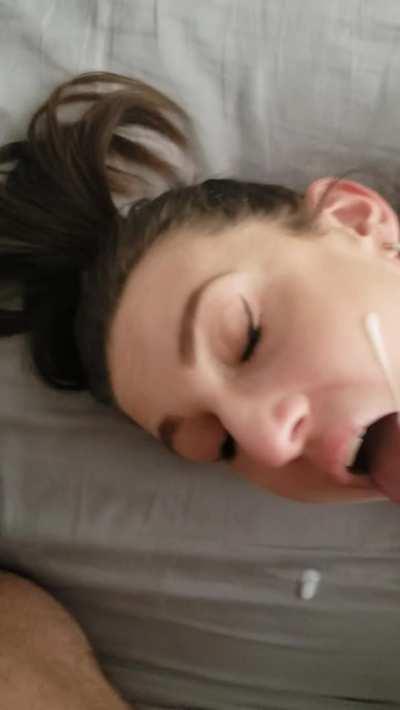 watching me masterbate made him cum