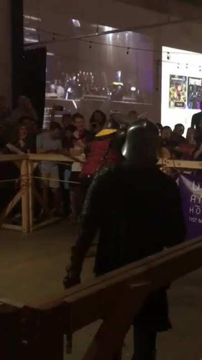 Saw that y’all like the armored fighting so here’s an awesome takedown to finish the round! Memphis armored fight club