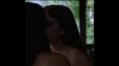 Kate Mara and Sophie Bush making out