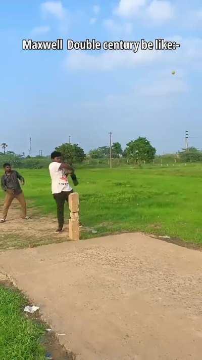 🤣Funny video about Maxwell's LEGENDARY double century by jathiratnaluramiru 👍👍