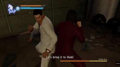 kiryu sent Kuze straight to the backrooms