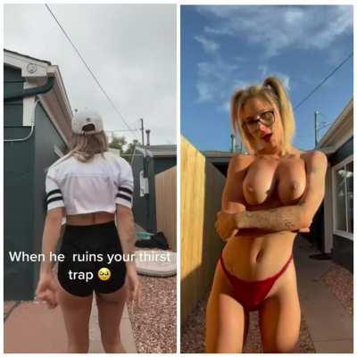 me on tiktok vs me on reddit :P