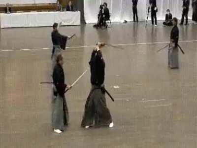 How fast a Master Swordsman can draw his Katana.