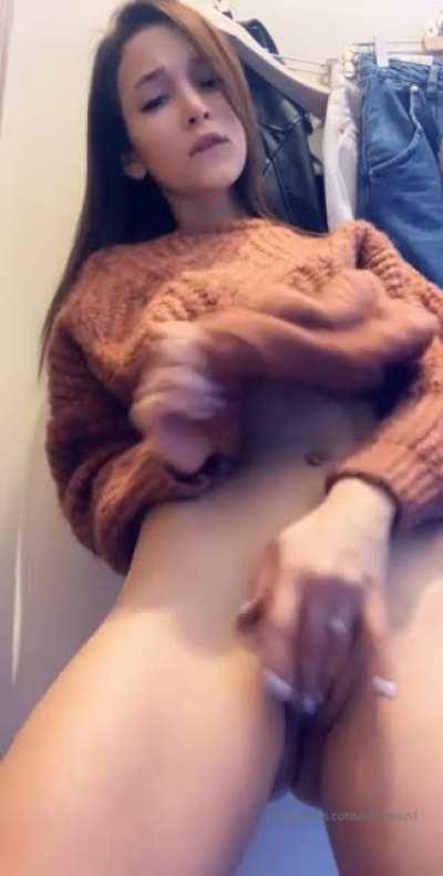 In the changing room