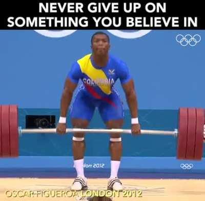 [Video] Never give up. The story of Colombian weightlifter Oscar Figueroa in the Olympics.