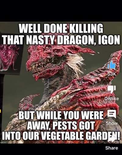 Igon curses everthing!