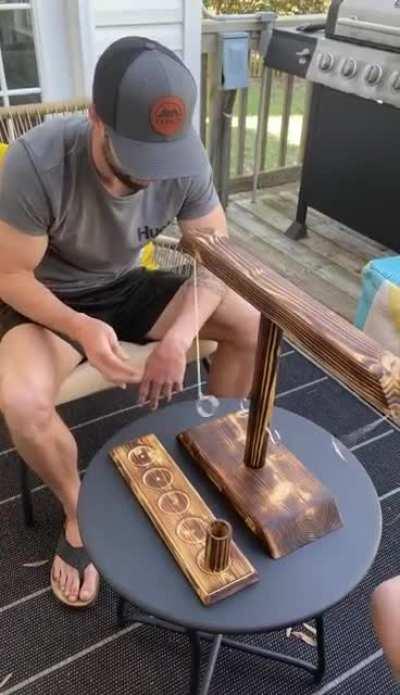 I believe this should be a drinking game involving shots, but it looks like they are having fun anyway.