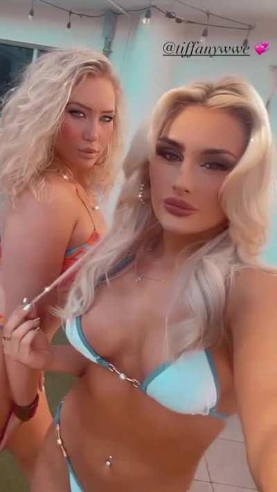 Nikkita Lyons and Tiffany Stratton