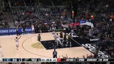 [Highlight] Keldon Johnson drains the dagger 3 to end any thoughts of a Timberwolves comeback