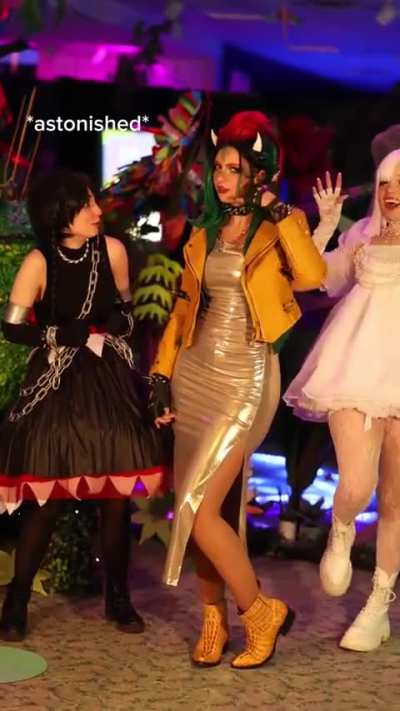 Queens of the mushroom kingdom.