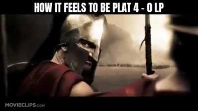 When you're at 0 LP and the next loss is a demotion