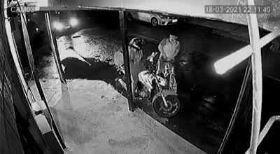 There was an attempt to rob the food delivery guy