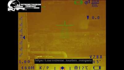 Sniper of the SBU and Mk-19 automatic grenade launcher fire at assaulting Russian infantry. Coke Chemical Plant, Avdiivka. autumn 2023