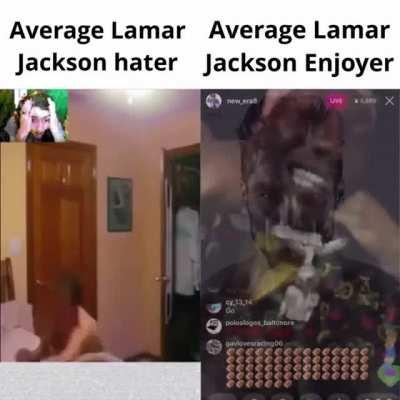 Average Lamar Jackson Enjoyer