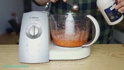 This Roasted Pepper FETA DIP is amazing as the star of a charcuterie board.