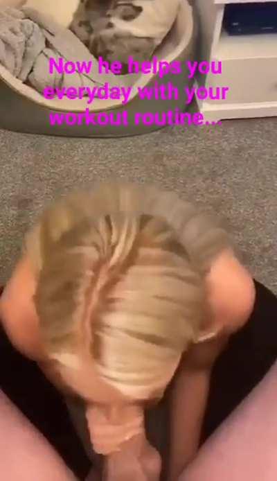 remember to workout and train your sissy body everyday!