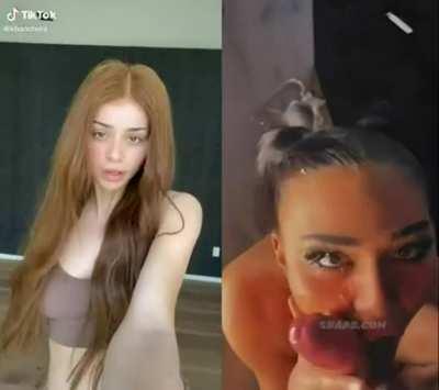Reality Vs Tiktok 😱🔥 Her full free album in the comments