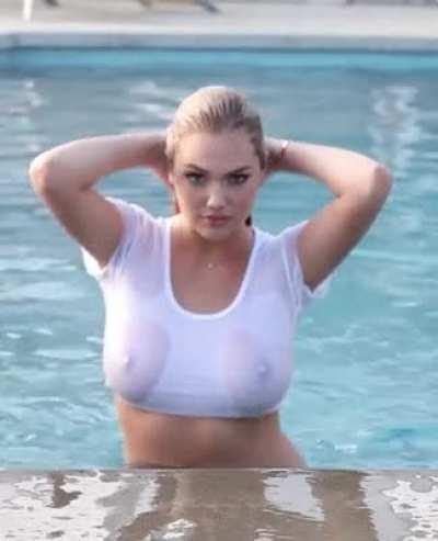 Why does Kate Upton even wear a top?
