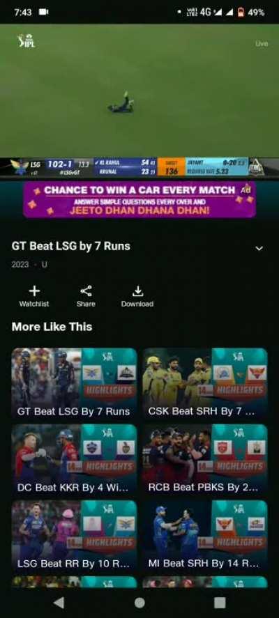 L.S.G lost the Game at Here