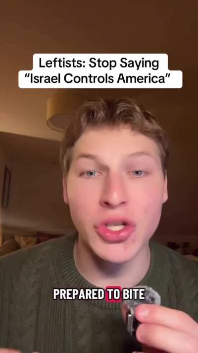 Stop Saying that Israel Controls America
