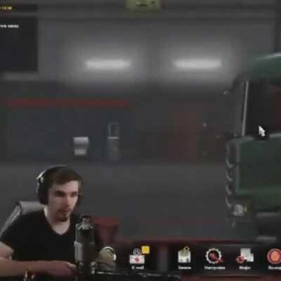 They asked him what gaming chair he was using.