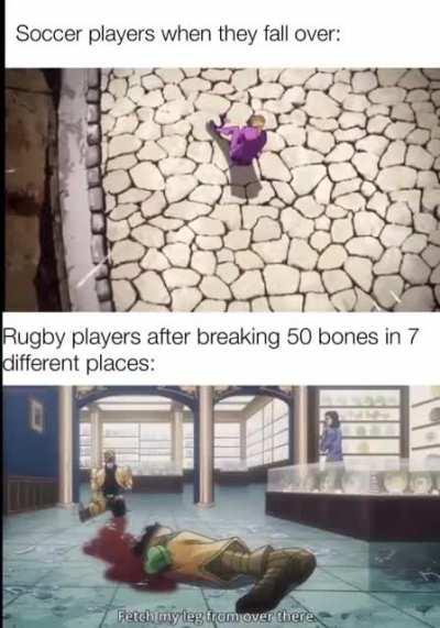 Fetch my leg over there