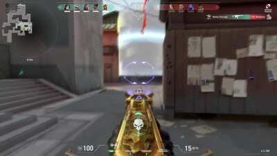 Completely unintentional one way smoke.